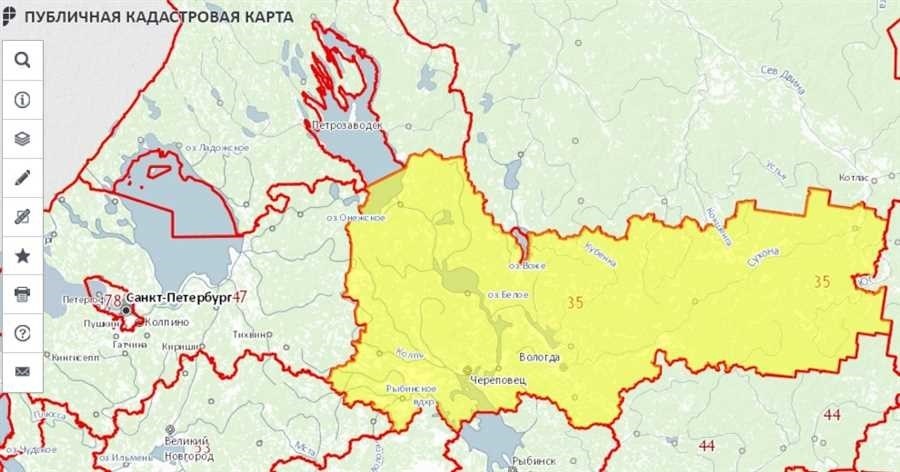 Публичная кадастровая карта вологодской области удобный доступ к земельной информации