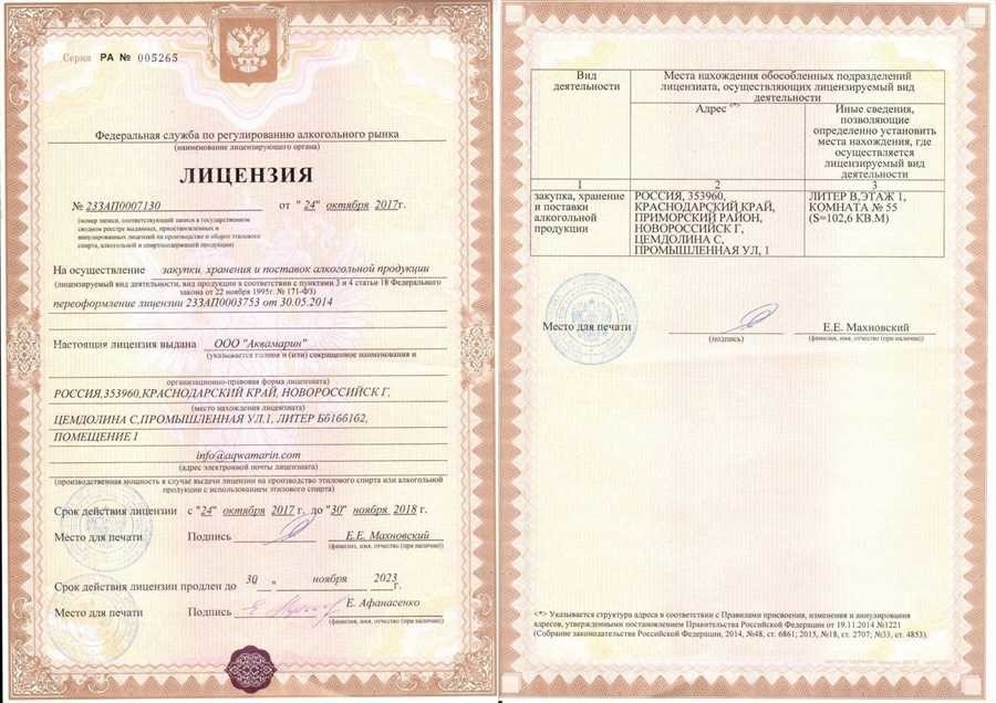 Работа с рар лицензией на алкоголь получение и оформление в москве и регионах